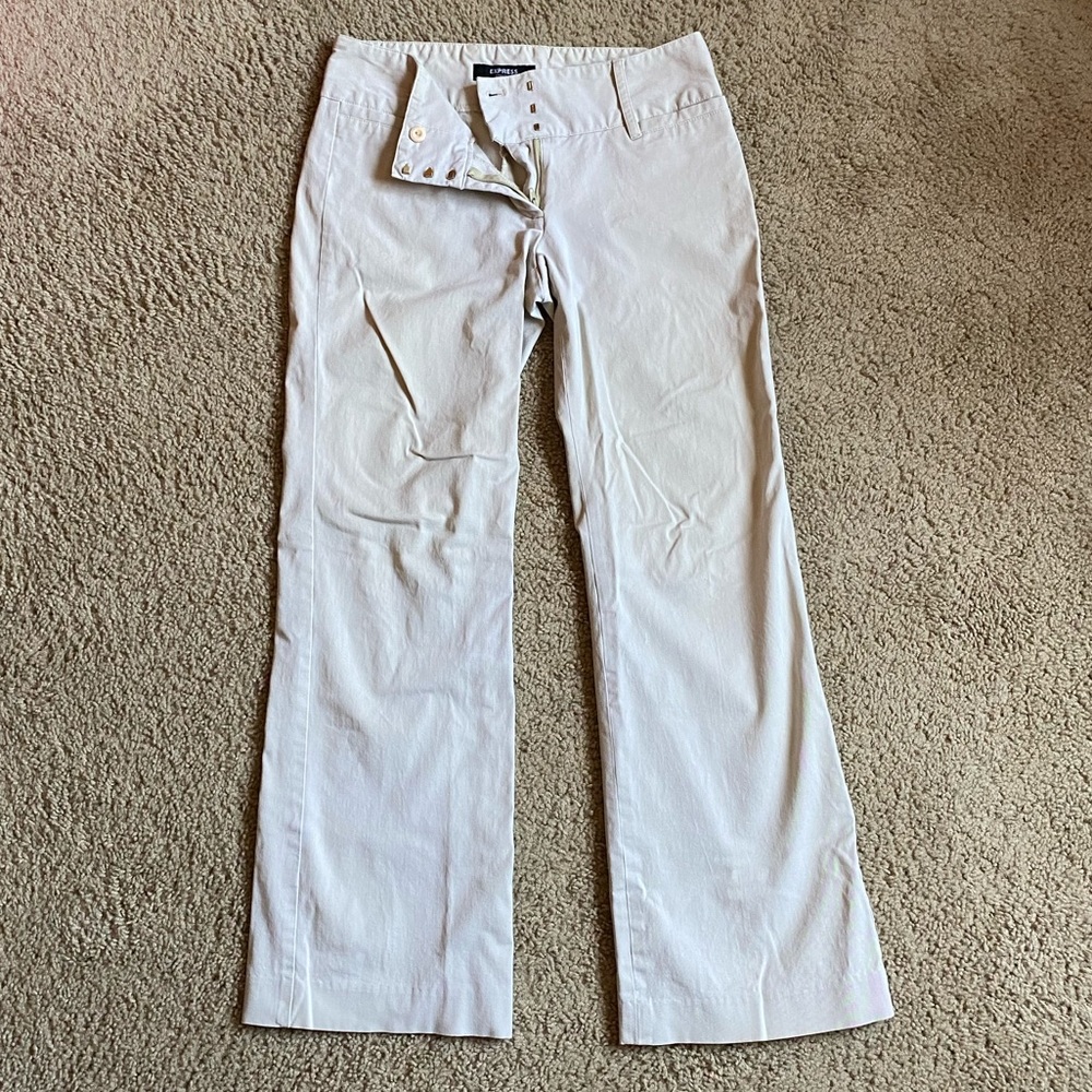Express Stretch Khaki Pants
